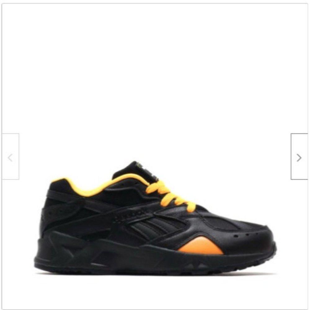 WOMENS REEBOK AZTREK GIGI HADID SNEAKER SHOES DV6514 Sz 9 SOLAR ORANGE?WHT/BLK